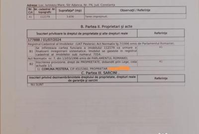 Teren de 1650 mp, în Ivrinezu Mare - 1