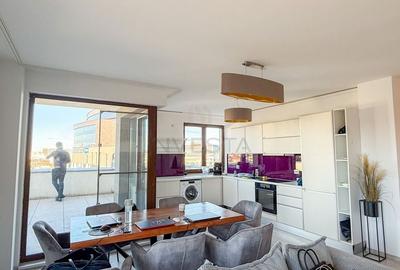 Penthouse 4 camere 120 mp utili + terasa 145 mp! Panorama spre lac! - 2