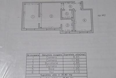 Apartament cu 3 camere semidecomandat în Tomis Nord - 2