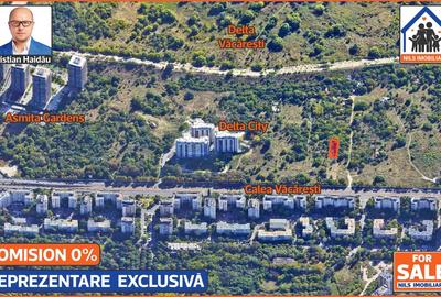 Teren 500mp (12x42) | Calea Vacaresti | POT: 70%-80% | CUT: 4.5 - 4
