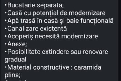 Casă individuală cu 3 camere cu Teren 1093 Mp în Central - 1