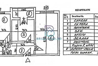 Gara de Est, Baicului, ap. 2 camere, etaj 1, dec., sup. 50.5mp Gara de Est, Baicului, ap. 2 camere, etaj 1, dec., sup. 50.5mp - 11