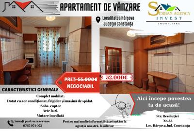 Apartament de vânzare în Hârșova – Mutare imediată, acte la zi! Apartament de vânzare în Hârșova – Mutare imediată, acte la zi! - 2