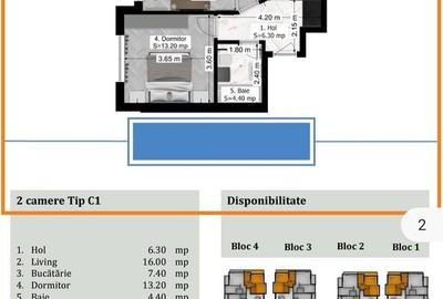 AP. 2 CAMERE CORA ALEXANDRIEI, RATE LA DEZVOLTATOR, BLOC NOU, COMIS 0% - 16