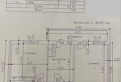 Apartament cu 2 camere decomandat în Central - 2