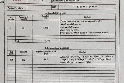 Casă cu 22 camere cu Teren 1216 Mp în Ceptura de Jos - 3