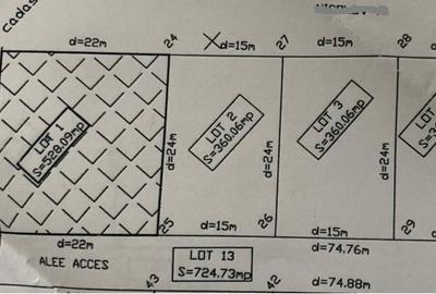 Teren Construcții intravilan de 528 mp, în Bucureștii Noi - 3