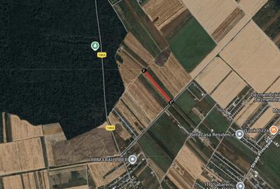 Teren Sabareni langa padure 10 minute pana in Bucuresti 6800mp - 7