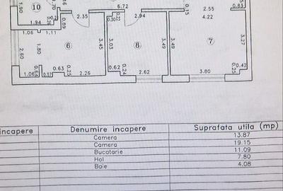 Apartament cu 2 camere decomandat, mobilat în Faleza Nord - 8