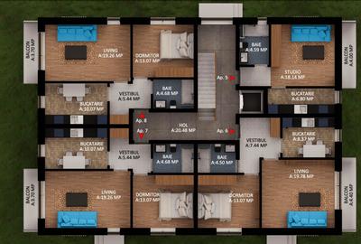 Apartament cu 2 camere decomandat în Dobroești - 1