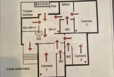 Casă individuală cu 4 camere cu Canalizare în Andrei Mureșanu - 3