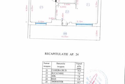 Apartament cu 2 camere semidecomandat în 1 Decembrie - 12