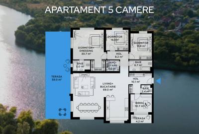 Apartament cu 3 camere decomandat în Străulești - 12