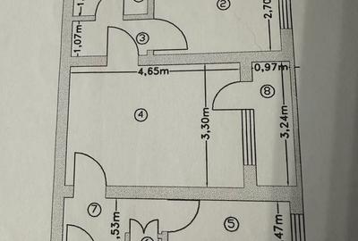 Apartament cu 2 camere semidecomandat în Rolast - 3