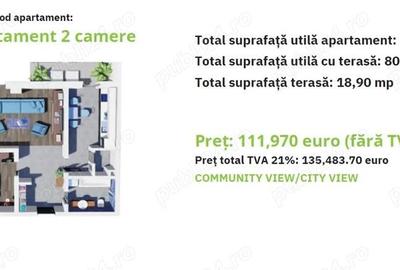 C 1556 De vanzare apartament cu 2 camere in Tg Mures- Green Residence - 4