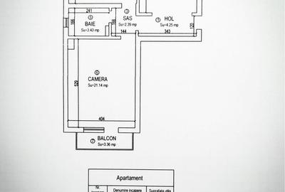 Apartament cu 2 camere decomandat în Carpați 2 - 3