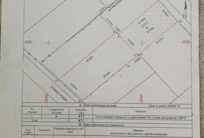 Teren Construcții intravilan de 411 mp, în Mogoșoaia - 2