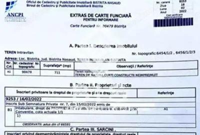 Teren de 711 mp, în Central - 11