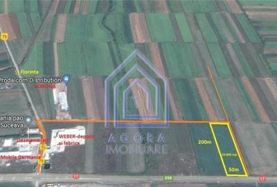 Teren 10.000 mp langa Weber si Vorona, DN E58 spre Gura Humo - 1