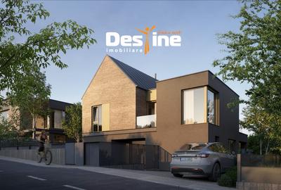 Casa exclusivista stil NORDIC P+1 215 mpU + 500 mp teren VALEA ADANCĂ - 2