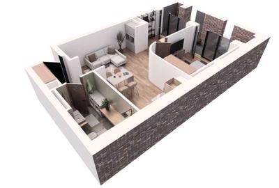 Apartament cu 2 camere în Ultracentral