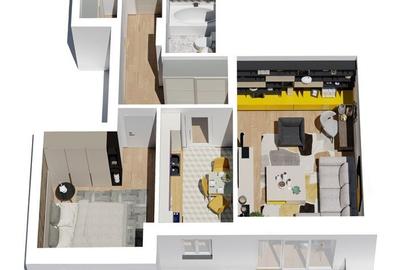 Apartament 2 camere Alphaville Trei Brasov Corp B - 2