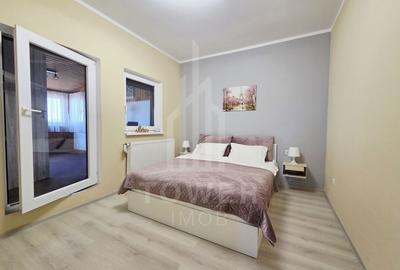 Apartament cu 2 camere decomandat, mobilat în Piața Cluj