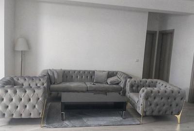Apartament cu 3 camere semidecomandat, mobilat în Băneasa