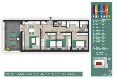 Apartament cu 4 camere decomandat, mobilat în Theodor Pallady - 3