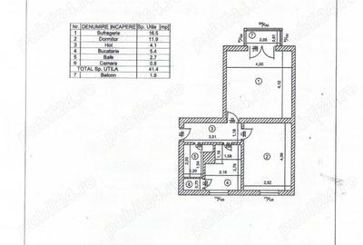 Apartament cu 2 camere decomandat în Sud