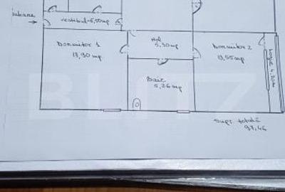 Apartament cu 3 camere în Central