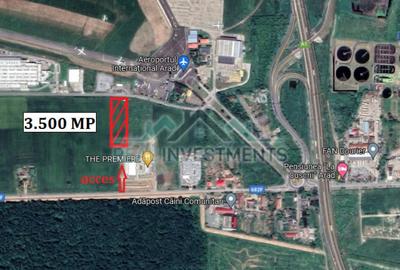 Teren de 3500 mp, în Central