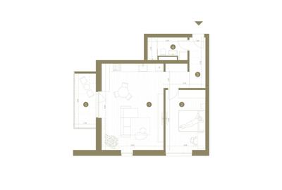 Apartament cu 2 camere decomandat în Pârneava - 3