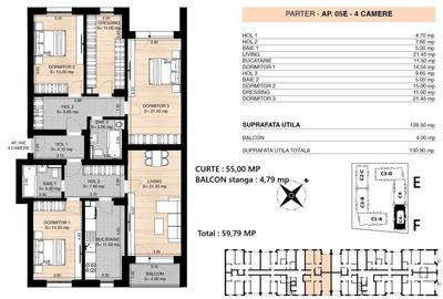 ROND OMV PIPERA - MILUNA RESIDENCE - APARTAMENT 4 CAMERE CU GRADINA - UNIC !!! - 2