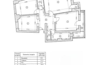 Apartament cu 3 camere decomandat, mobilat în Costin Georgian - 8