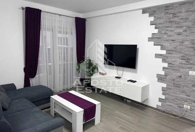 Apartament cu 2 camere semidecomandat, mobilat în Giroc