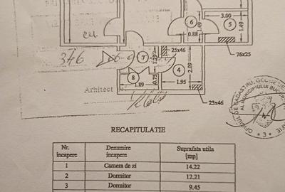 Apartament cu 3 camere semidecomandat în Titan - 4