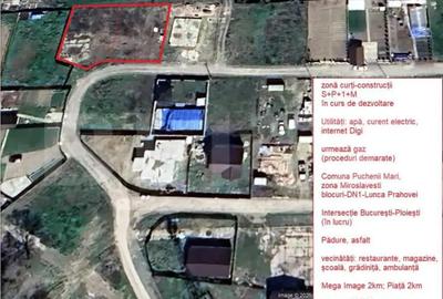 Teren de 1027 mp, în Puchenii-Moșneni - 3