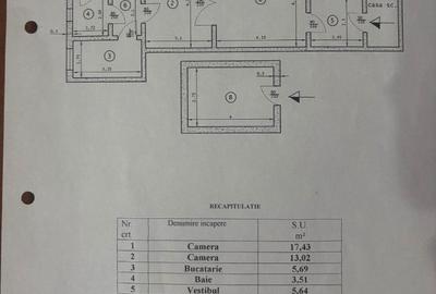 Apartament cu 2 camere semidecomandat, mobilat în Mărășești - 1