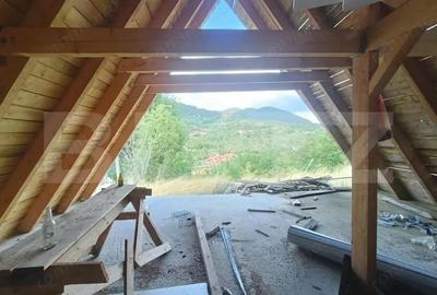 Cabana la rosu 150 mp cu teren de 3500 mp in Ampoita - 4