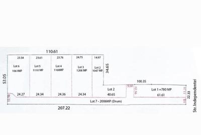 Teren Construcții intravilan de 8380 mp, în Ultracentral - 8
