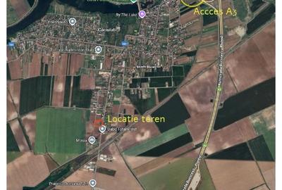 Teren Construcții intravilan de 1000 mp, în Căciulați - 2