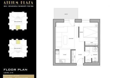 0% | Studio dublu NOU, 41 mp | Atrium - Sisesti - 11