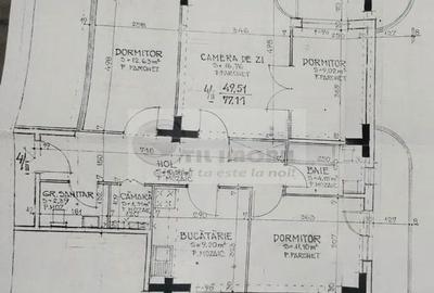 Apartament 4 camere semidecomandat, 98 mp,  etaj 3/8, Gara - Carrefour - 4