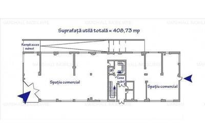 Spațiu comercial, 410 mp în Carol Davila
