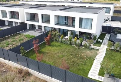Casă duplex P+1 de vânzare Tunari - finisaje premium, teren 505 mp - 2