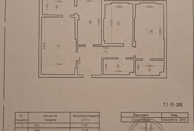 Apartament cu 3 camere decomandat, mobilat în Central
