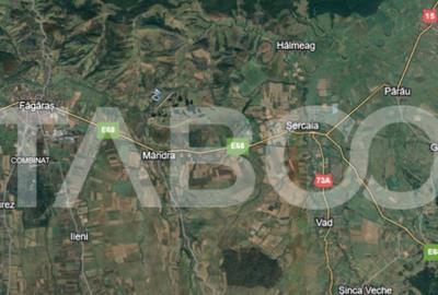 Teren intravilan 4332 mp cu utilitati front stradal 143m Sat - 1