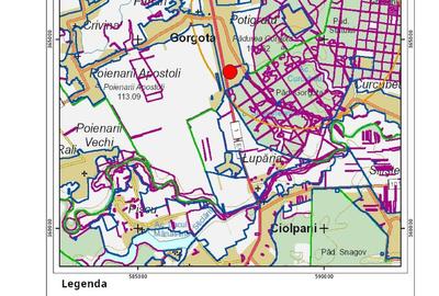 Teren de 3000 mp, în Gorgota - 3