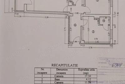 Apartament cu 2 camere decomandat în Bârlad